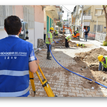 KONAK VE BUCA İLÇELERİNDE BRANŞMAN YENİLENMESİ VE YENİ SU HATTI BAĞLANMASI